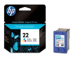 CARTUCCIA HP A COLORI 22 PSC 1410, DJ 3940/3920 165 PAGINE C9352AE