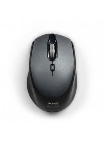 Mouse wireless PORT, USB-A e USB-C, silenzioso, nero - 900713