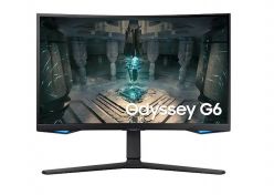 Monitor SAMSUNG 27 "G65B Odyssey G6 Curved, VA, 2560x1440, 2x HDMI, DP, USB, Wi -fi, 240Hz - LS27BG650EUXEN