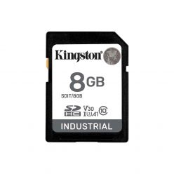 SDHC KINGSTON 8GB Industriale, fino a 100MB/s, Classe 10, UHS-I, U3, V30, A1 - SDIT/8GB