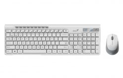 Tastiera GENIUS Slim star 8230 + mouse, bianca BT + WL - 31340015411