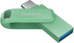 CHIAVETTA USB C & USB A SANDISK 128GB Ultra Dual GO, 3.1/3.0, b fino a 400 MB/s, verde - SDDDC3-128G-G46AG