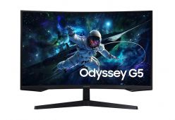Monitor SAMSUNG 32" G55C Odyssey G5 curvo, VA, 2560x1440, HDMI, DP - LS32CG552EUXEN