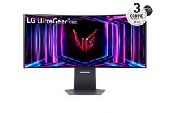 Monitor LG 33,9" OLED 34GS95QE-B UltraGear – Curvo, 3440x1440, 240Hz, HDMI, DP, USB34GS95QE-B.AEU