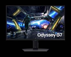 Monitor SAMSUNG 27" G70D Odyssey G7, IPS, 3840x2160, 2x HDMI, DP, USB, W-Fi, BT - LS27DG702EUXDU