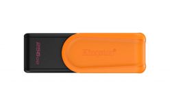 CHIAVE USB KINGSTON DT Exodia S da 256GB, 3.2 Gen1, nero/arancione, con cappuccio girevole - DTXS/256GB
