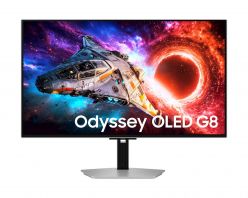 Monitor SAMSUNG 32 OLED G80SH Odyssey G8, 3840x2160, 2x HDMI, DP, USB-C, 240 Hz - LS32HG800SUXEN