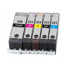 Cartuccia compatibile CLI 521Y Giallo stampante Canon PIXMA MP630 MP638 MP980 MP990 MX860 MX870 PGI520 CLI521