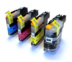 Cartuccia compatibile LC123C Ciano stampante Brother DCP J132W J152W J4110DW J552DW J752DW J470DW LC123