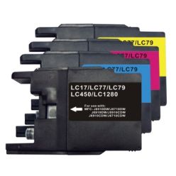 Cartuccia compatibile LC1280Y Giallo stampante Brother MFC J432W J835DW J5910DW J6510DW J6710DW J6910DW LC1280