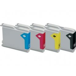 Cartuccia compatibile LC970 1000 Y Giallo stampante Brother DCP 130C 135C 150C 330C 350C 540CN 560CN 750CW 770CW MFC 235C 240C 260C 440CN 465CN 660CN 680CN 845CW 885CW 3360C 5460CN 5860CN INTELLIFAX 1860 C 2480 C