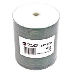 CD-R STAMPABILI LUCIDI 700MB GLOSSY FULLFACE INKJET PRINTABLE 100PZ