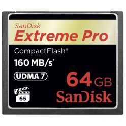 COMPACT FLASH SANDISK 64GB EXTREME PRO UDMA7 160/150MB/s VPG-65 SDCFXPS-064G-X46