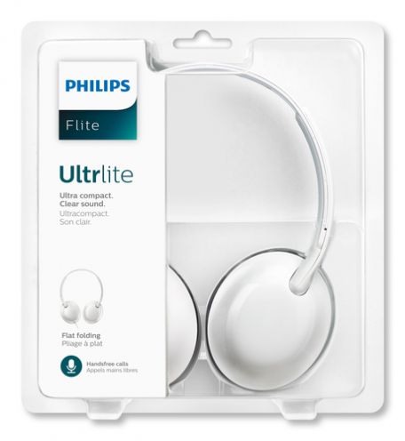 CUFFIE CON MICROFONO PHILIPS FLITE SHL4405WT/00 - AtomicShop.it